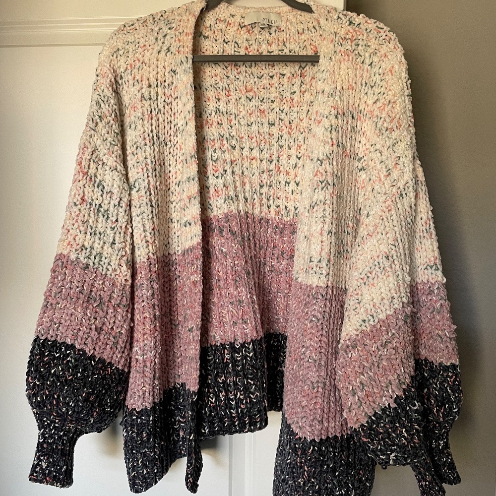 Pinch S/M Fuzzy Thick Cardigan